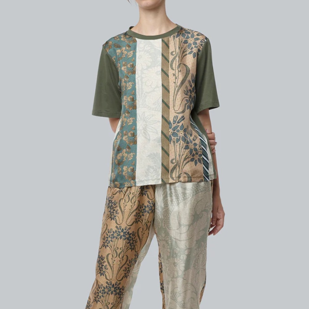 NWT Pierre Louis Mascia ALOE T-SHIRT